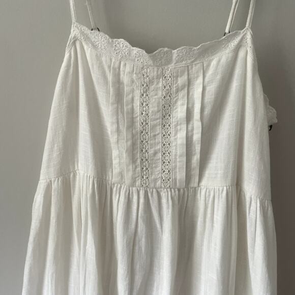 Billabong X Wrangler Peachy Keen Eyelet Lace Midi Dress SZ M - Picture 4 of 10
